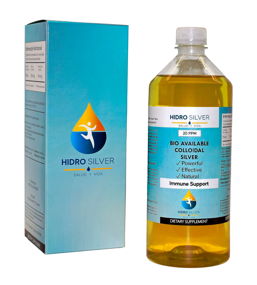 Plata Coloidal Hidro Silver 1L