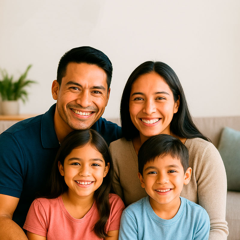 Familia peruana utilizando plata coloidal para reforzar defensas contra infecciones
